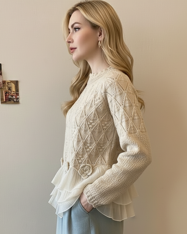 Ashley Ruffle Cardigan™
