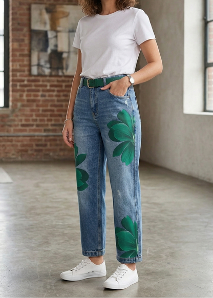 Sophia | Elegant Floral Trousers