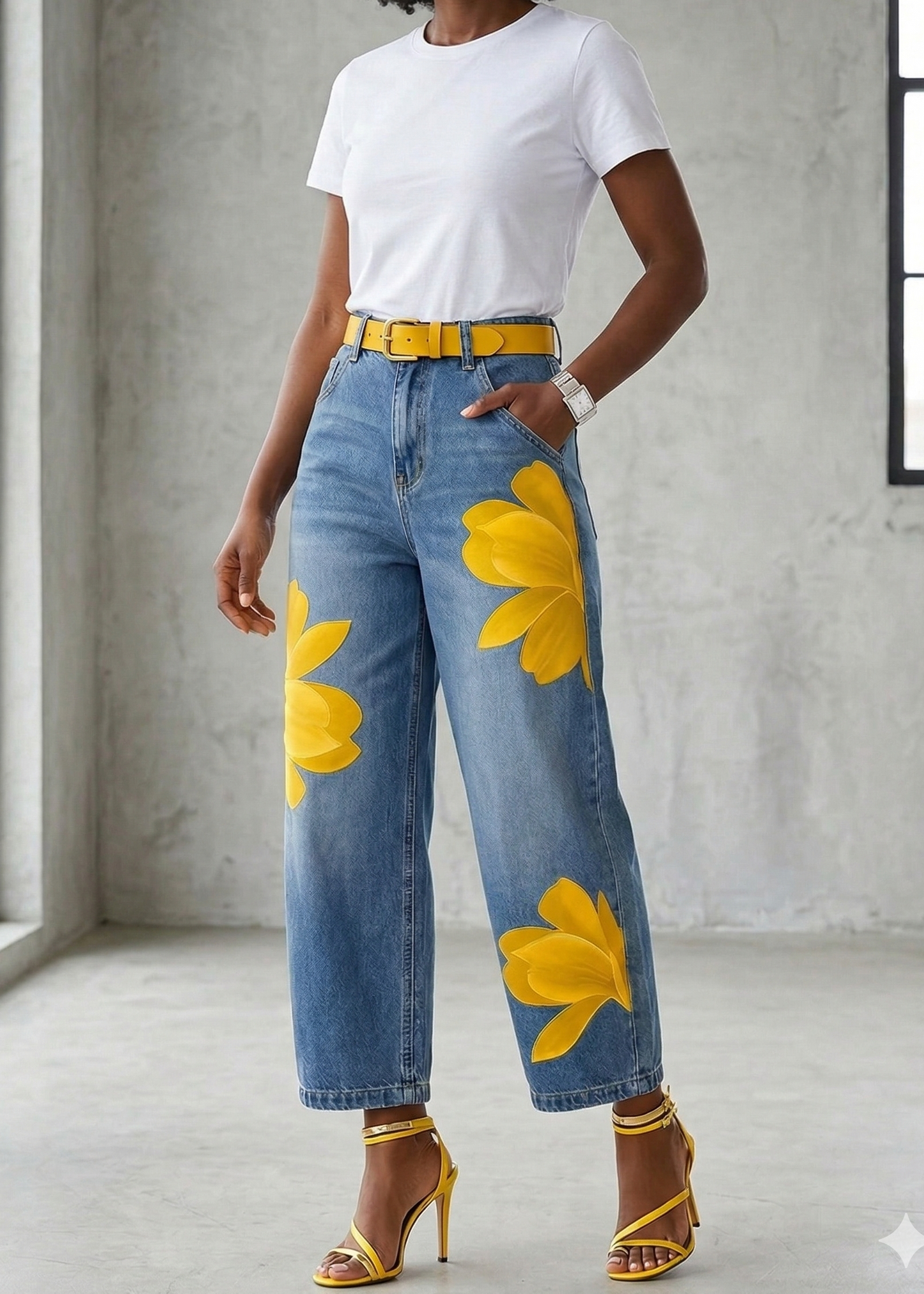 Sophia | Elegant Floral Trousers