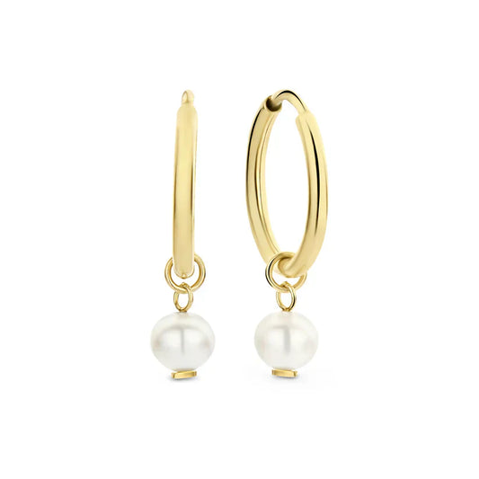 Julanique | Pendientes de oro de 14k