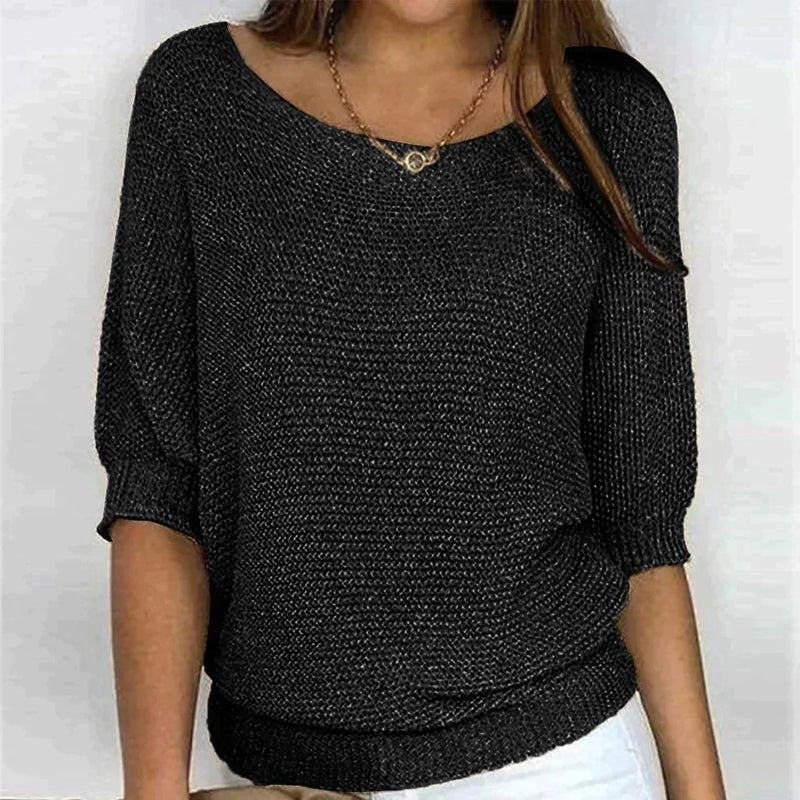 Korus Luxe | Komfortabel Strikbluse