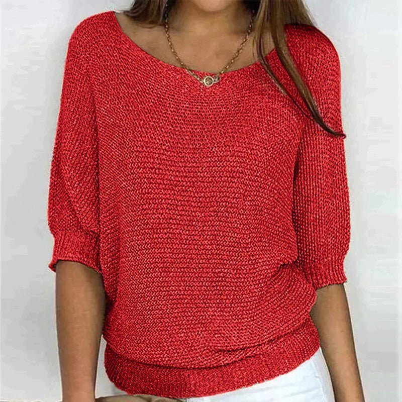 Korus Luxe | Komfortabel Strikbluse