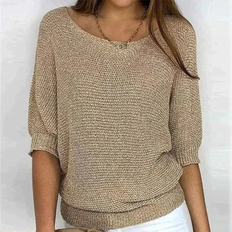 Korus Luxe | Komfortabel Strikbluse