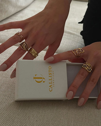 Jaylinette | Big Ring 18K Gold