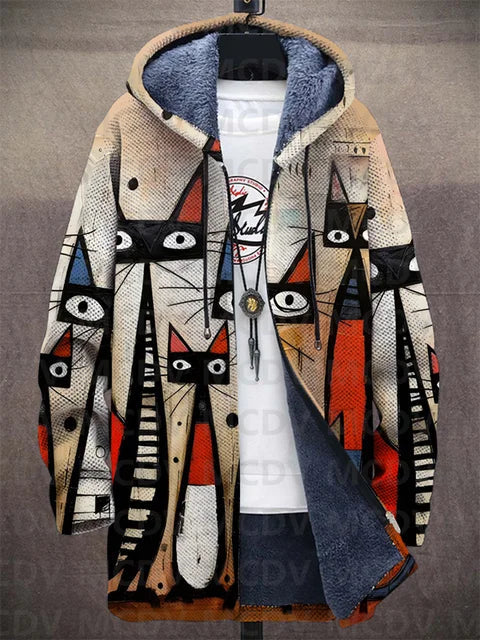 Kiara | Cardigan de Luxo Inspirado em Arte