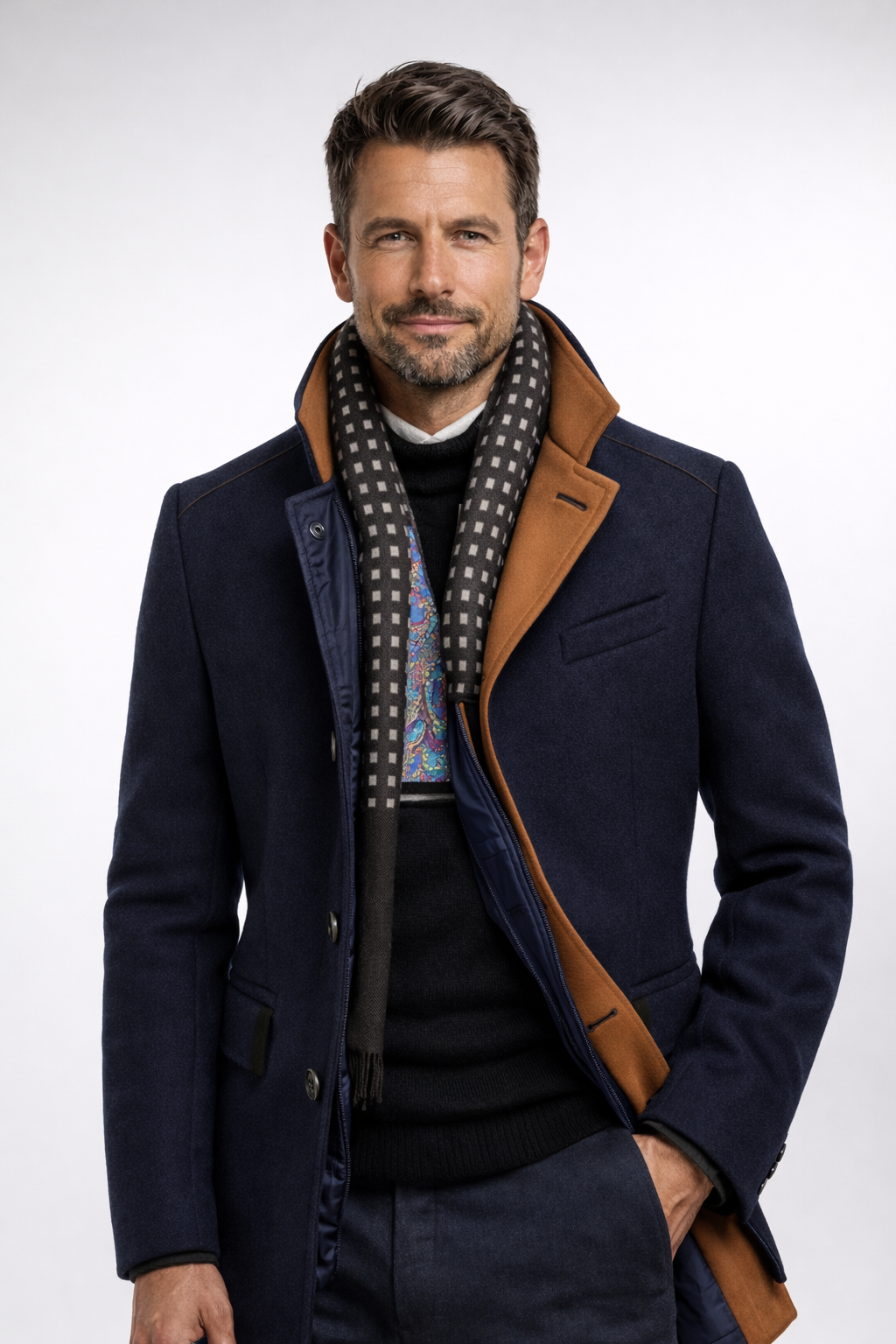 Raffi - Wool Blend Overcoat