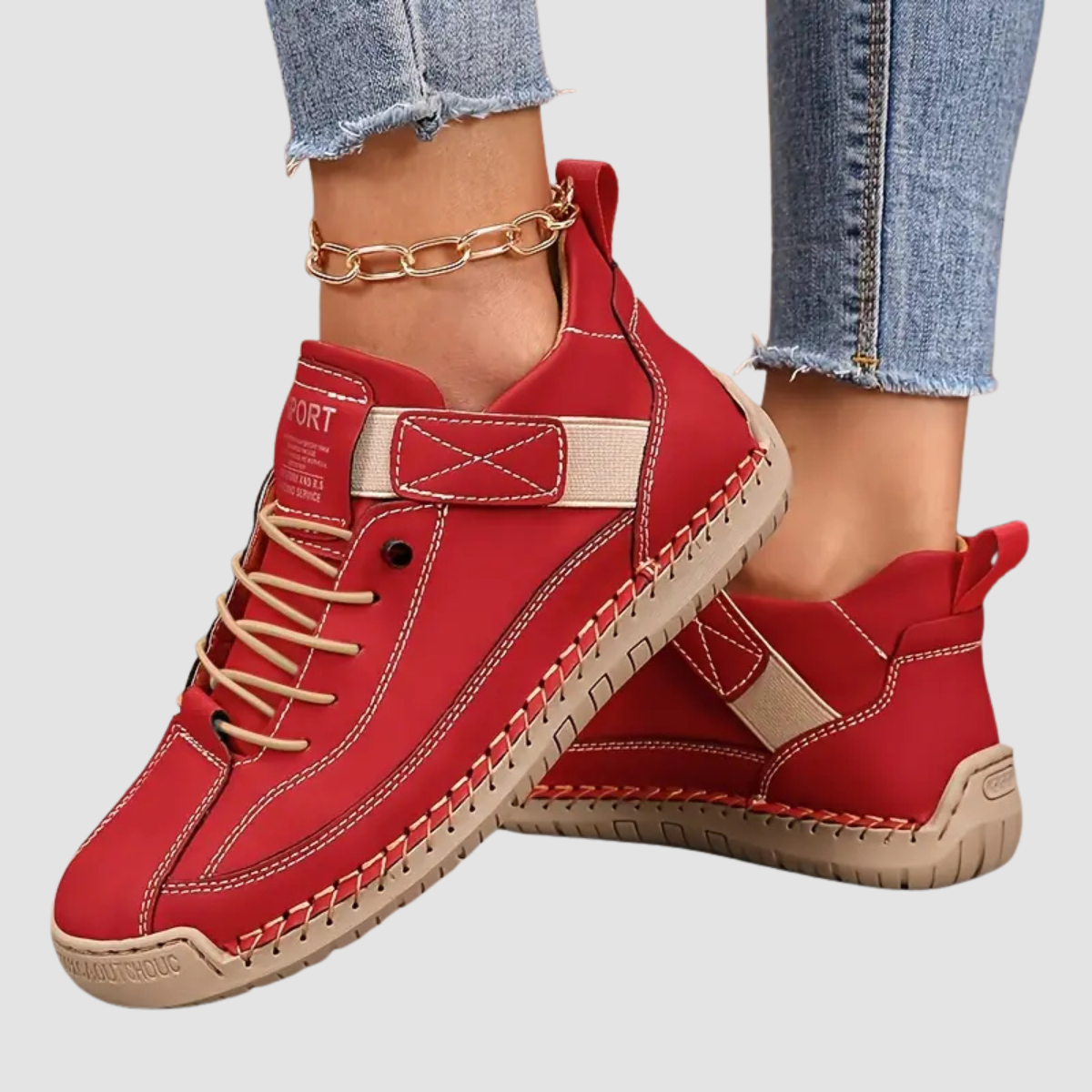 Marley Sneakers | Komfortable, lette og åndbare lædersneakers til kvinder