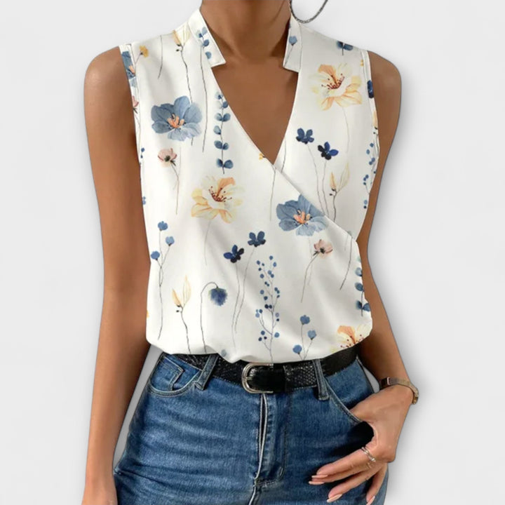 Loretta | Blusa sofisticada con escote en V