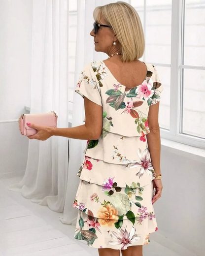 Nancy | Elegant Ruffle Dress