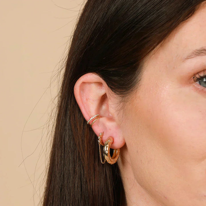 Florenzia | Brincos Estrela Ouro 18k