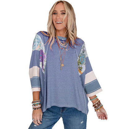 BAILEY | Let patchwork batwing-top