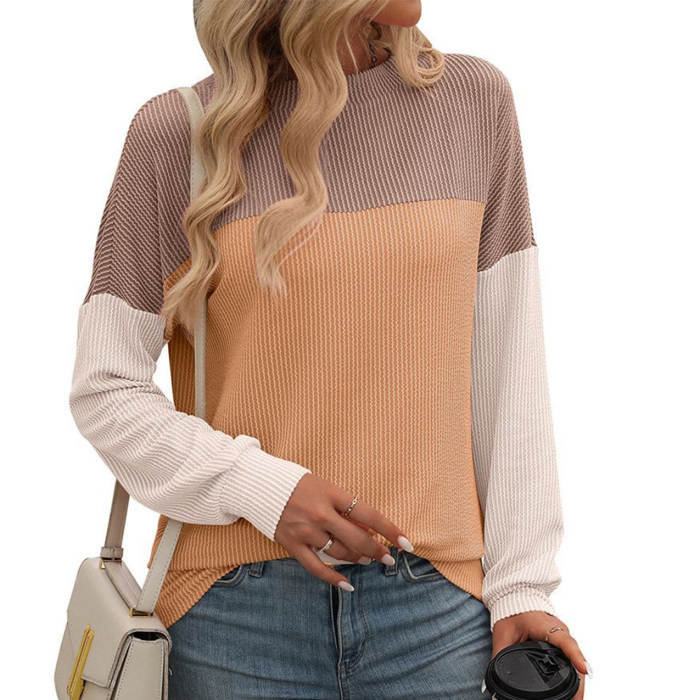 ALYSSA™ - Comfy Crewneck Long Sleeve Sweatshirt
