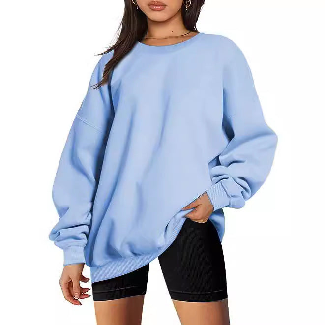 MARINIE™ - Moletom Feminino Plus Size Oversized com Gola Careca
