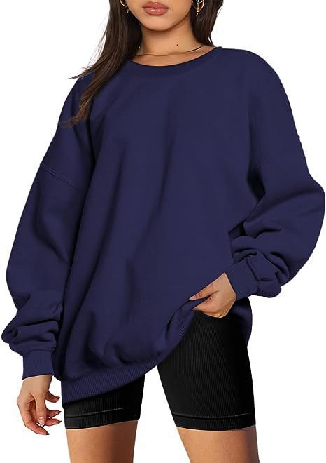 MARINIE™ - Moletom Feminino Plus Size Oversized com Gola Careca