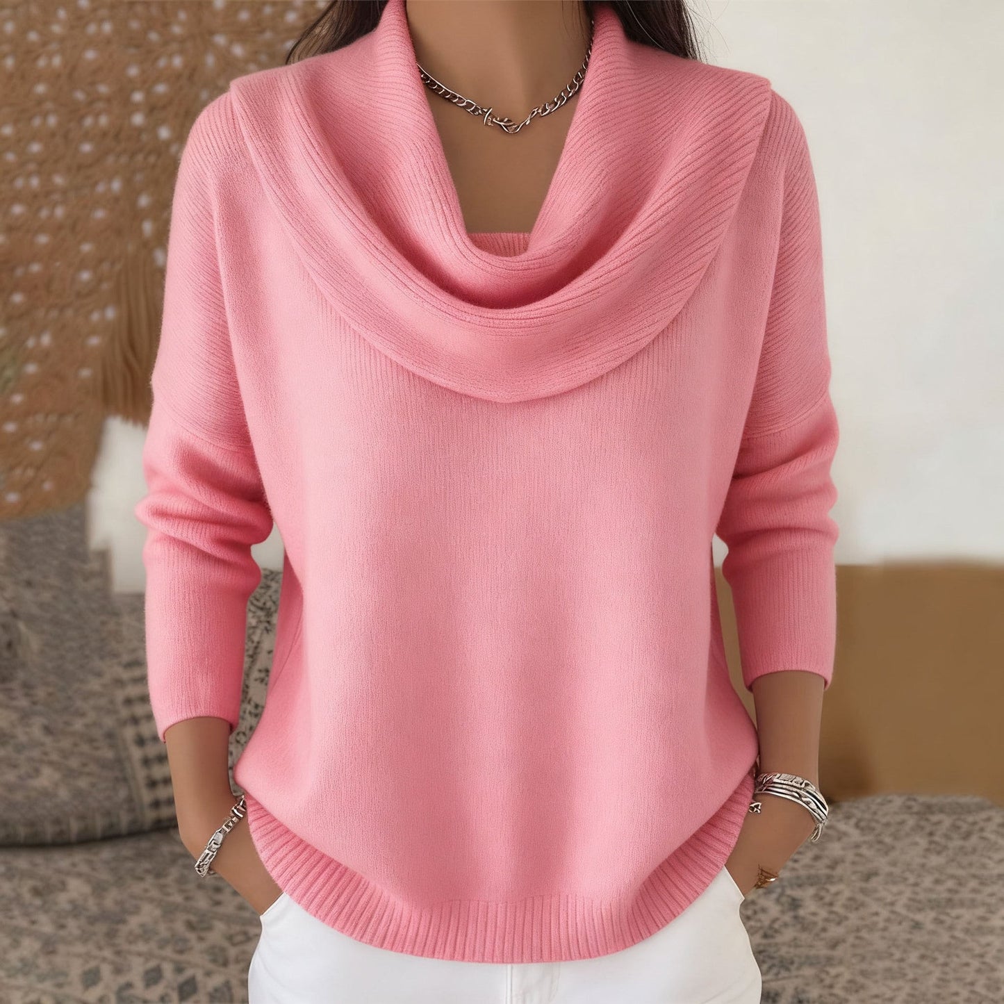 Vionne | Sweater med krave