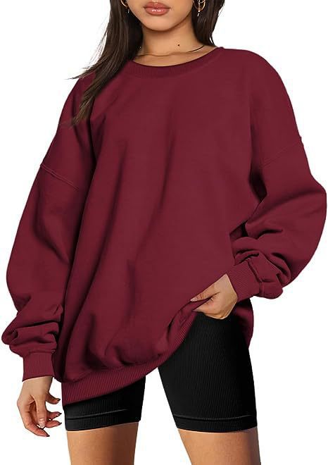 MARINIE™ - Moletom Feminino Plus Size Oversized com Gola Careca