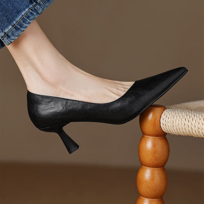 Cymara læderpumps