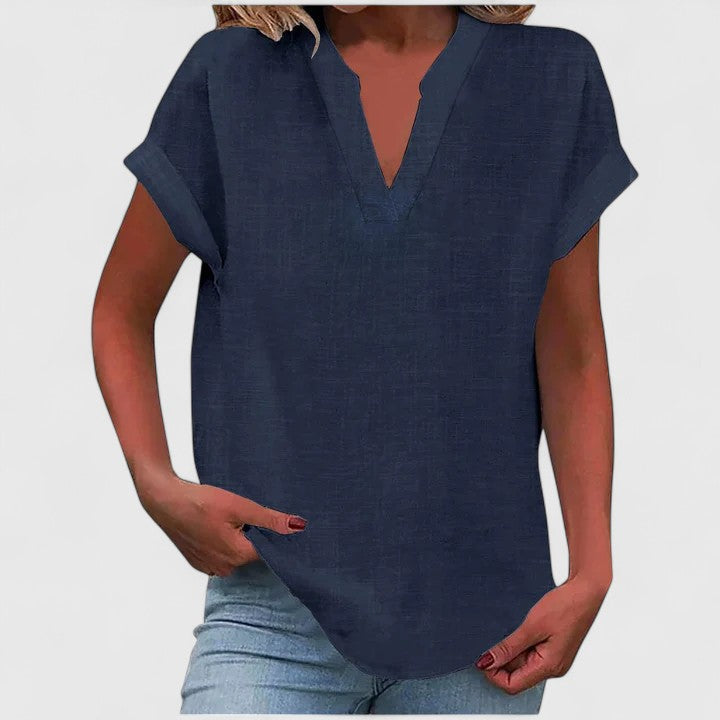Xavinah | Blusa Confortável com Decote V
