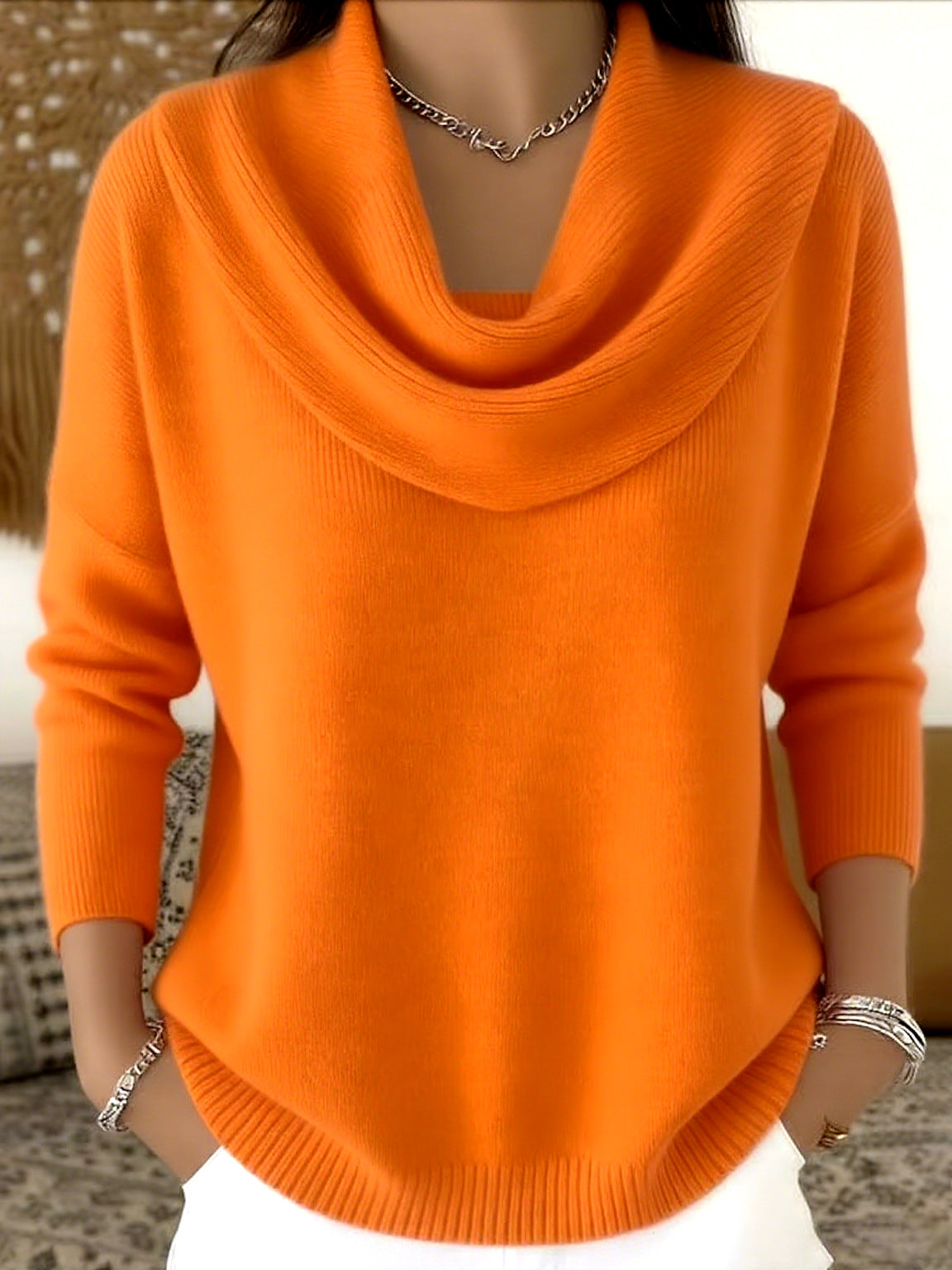 Vionne | Sweater med krave