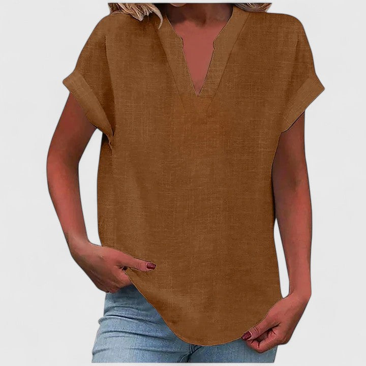 Xavinah | Blusa Confortável com Decote V