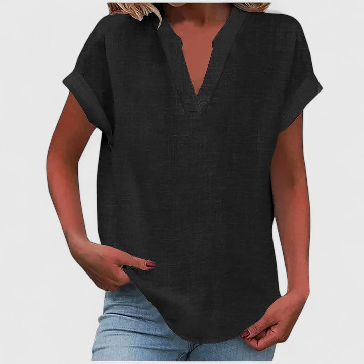 Xavinah | Blusa Confortável com Decote V
