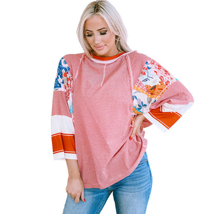 BAILEY | Let patchwork batwing-top