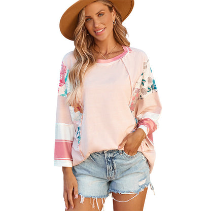 BAILEY | Let patchwork batwing-top