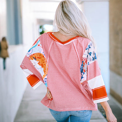 BAILEY | Let patchwork batwing-top