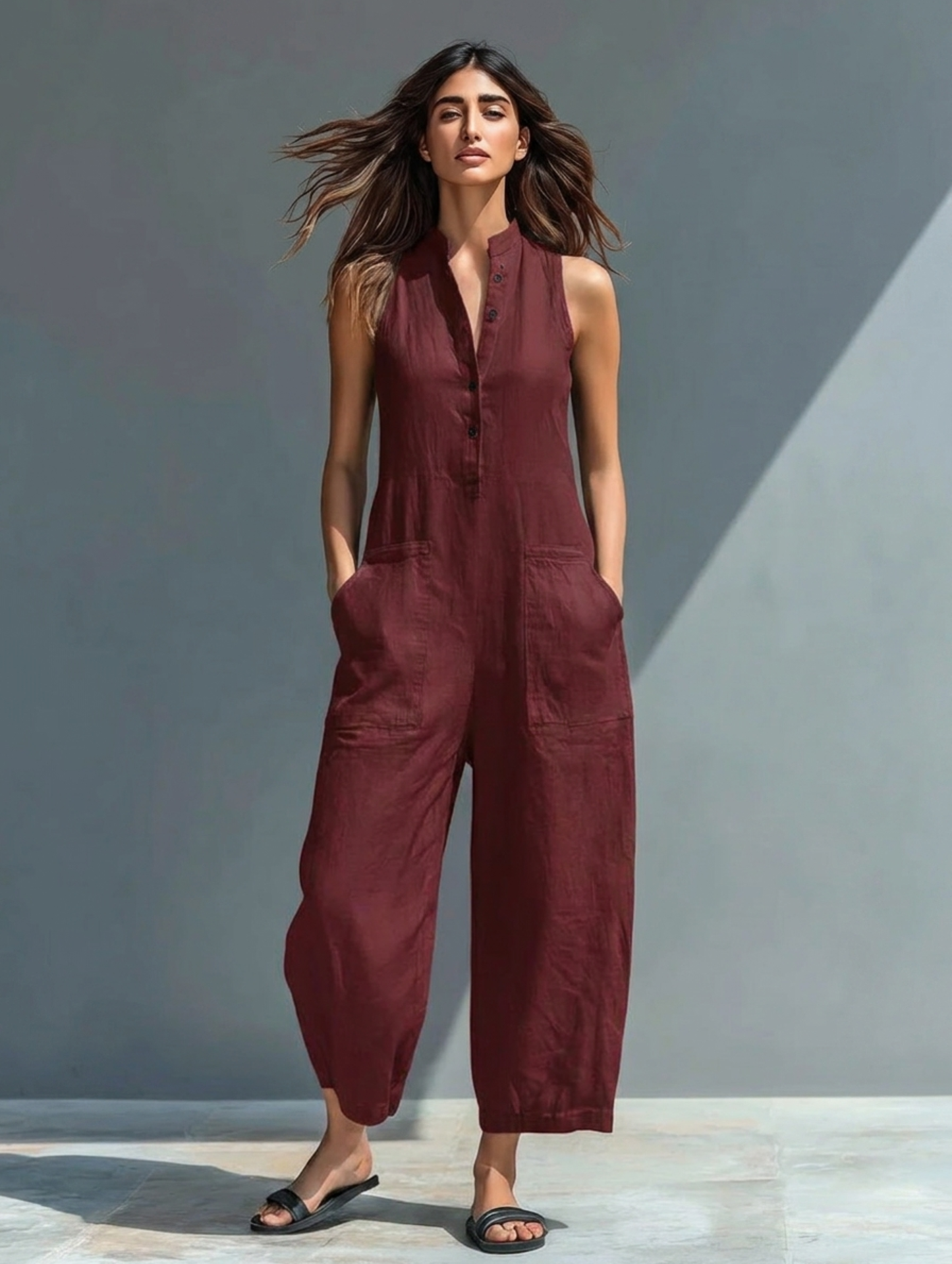 Lucinda | Elegant Ærmeløs Jumpsuit