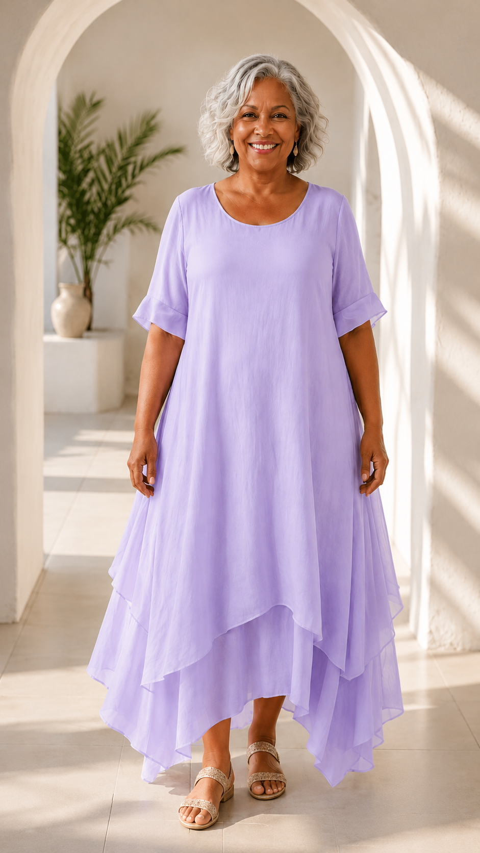 Aria Fluid Maxikleid