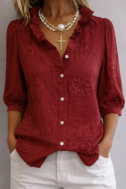 Ondine | Blumenbluse