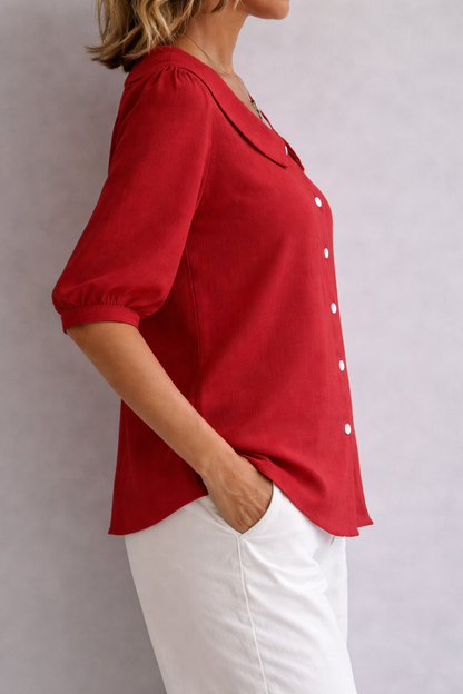 Paloma | Bluse mit Kragen