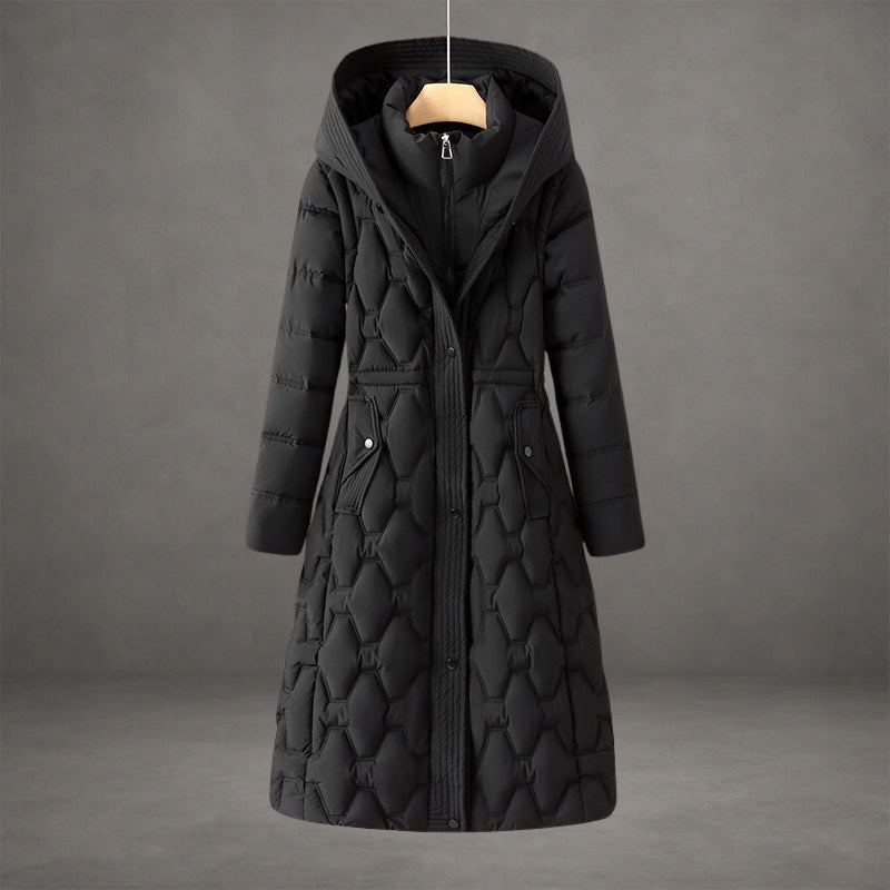 Lizza – Longline Hooded Down Coat