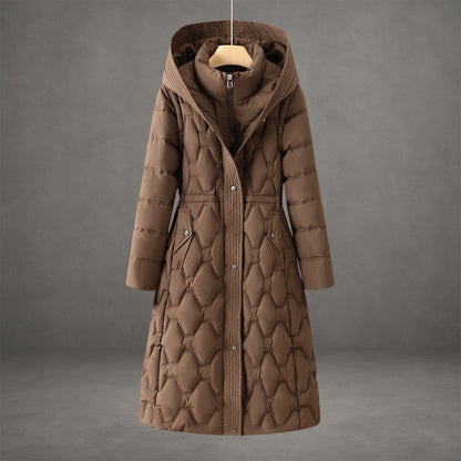 Lizza – Longline Hooded Down Coat