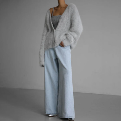 Amelia | Cashmere- og nylonløs cardigan