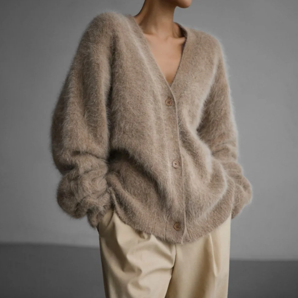Amelia | Cashmere- og nylonløs cardigan