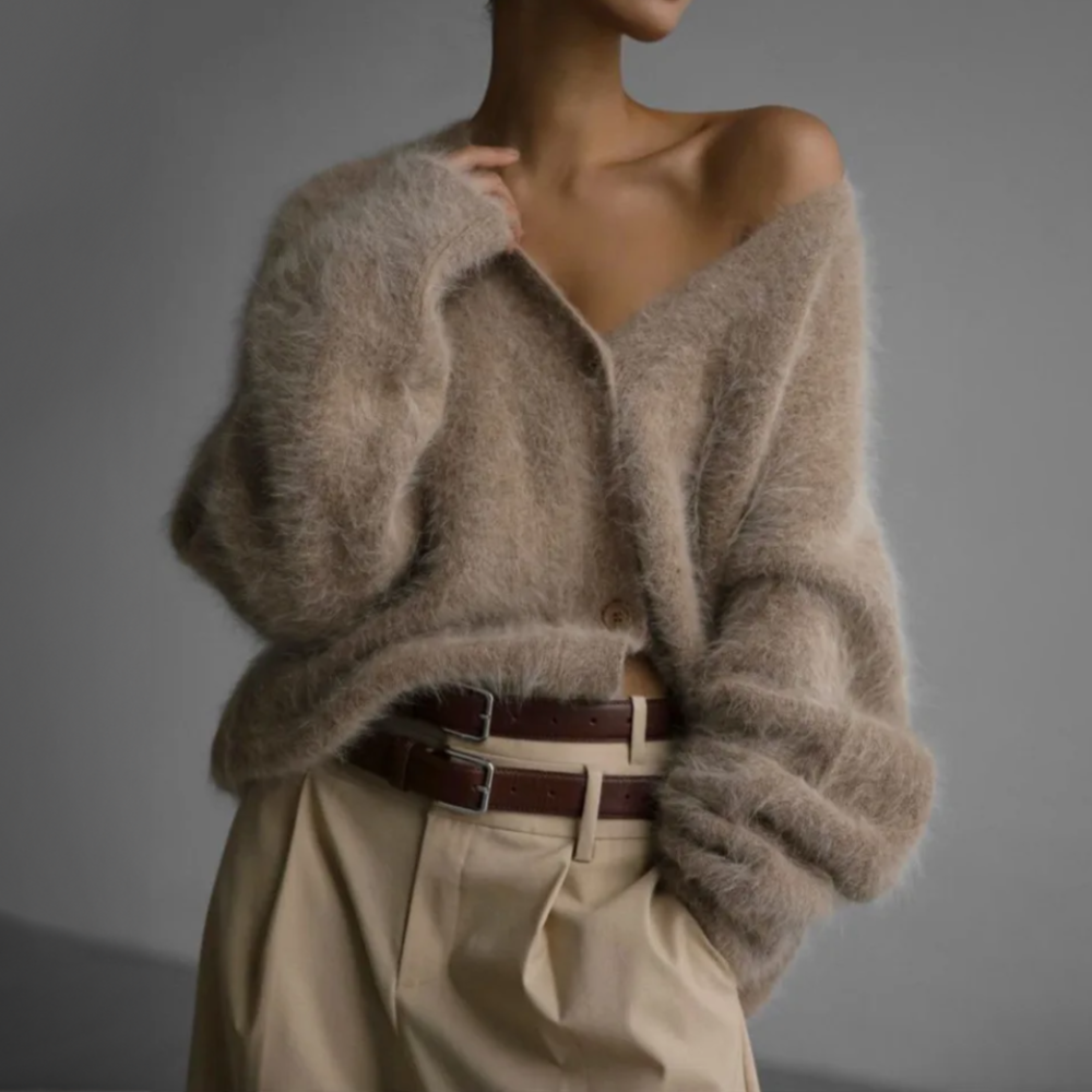 Amelia | Cashmere- og nylonløs cardigan