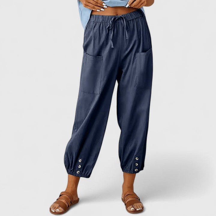 Jolie | Calça Sofisticada de Perna Larga