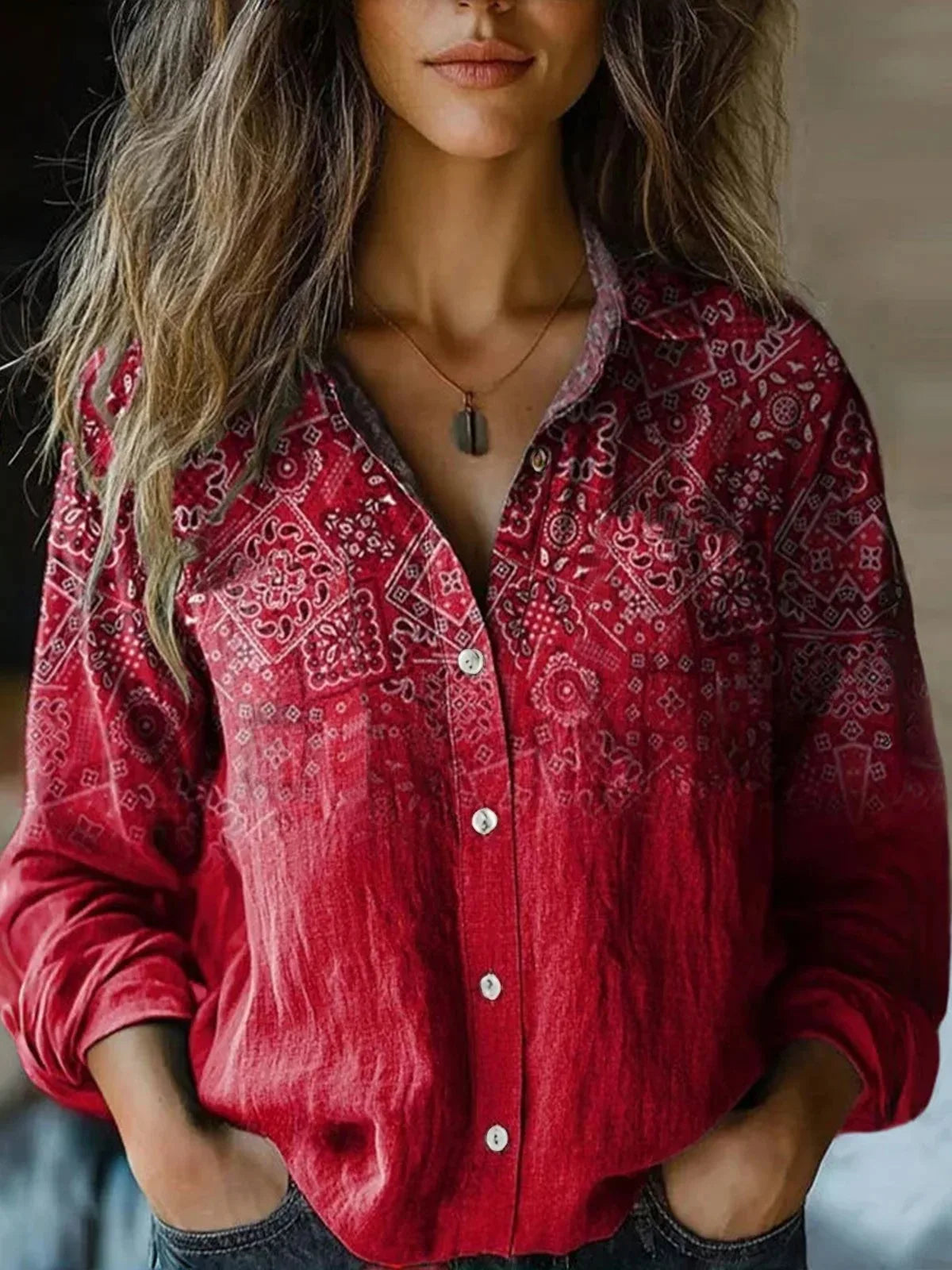 Hayden Delanova | Sofistikeret Bluse