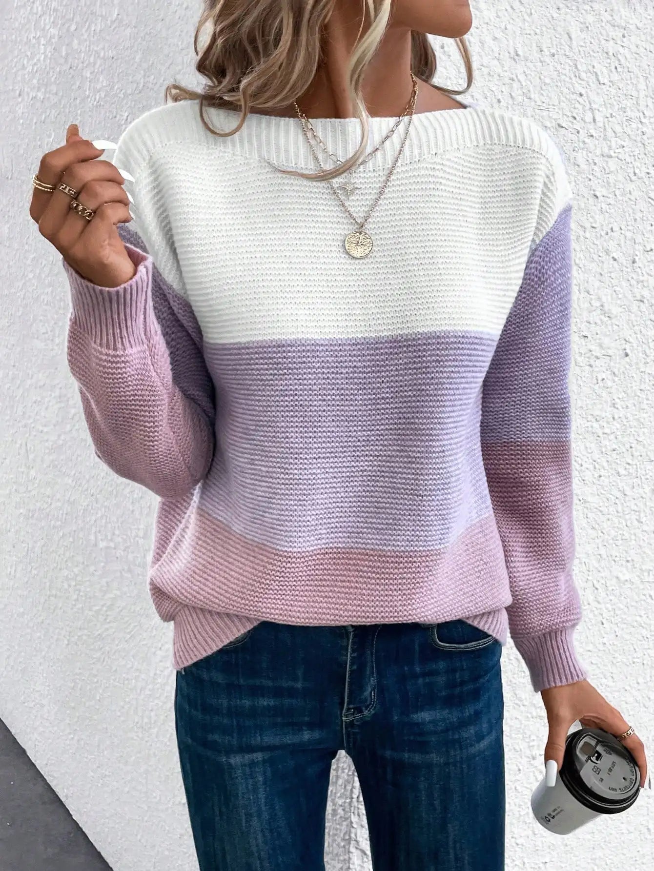 Gaby | Farverig Kvindesweater
