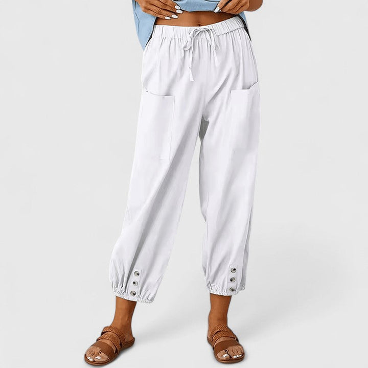Jolie | Calça Sofisticada de Perna Larga