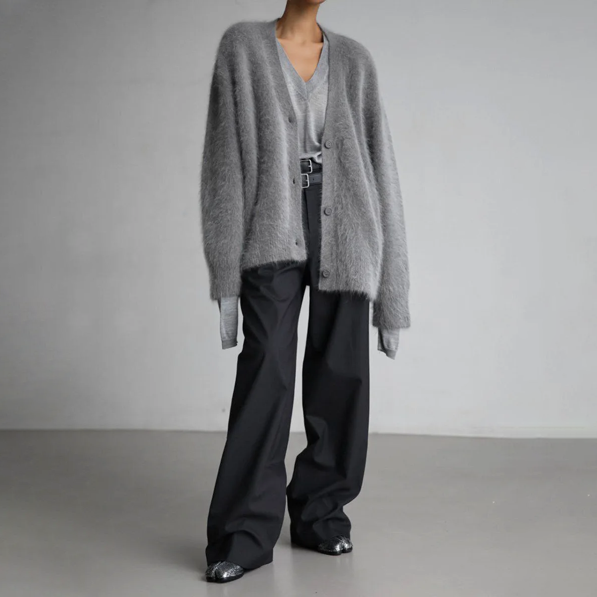 Amelia | Cashmere- og nylonløs cardigan