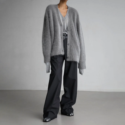 Amelia | Cashmere- og nylonløs cardigan