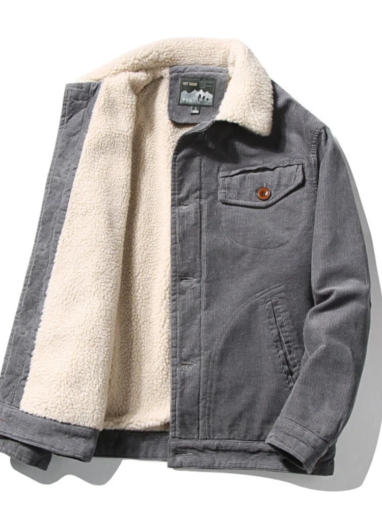 Sherpa-Lined Jacket – Men's Coat | Camden