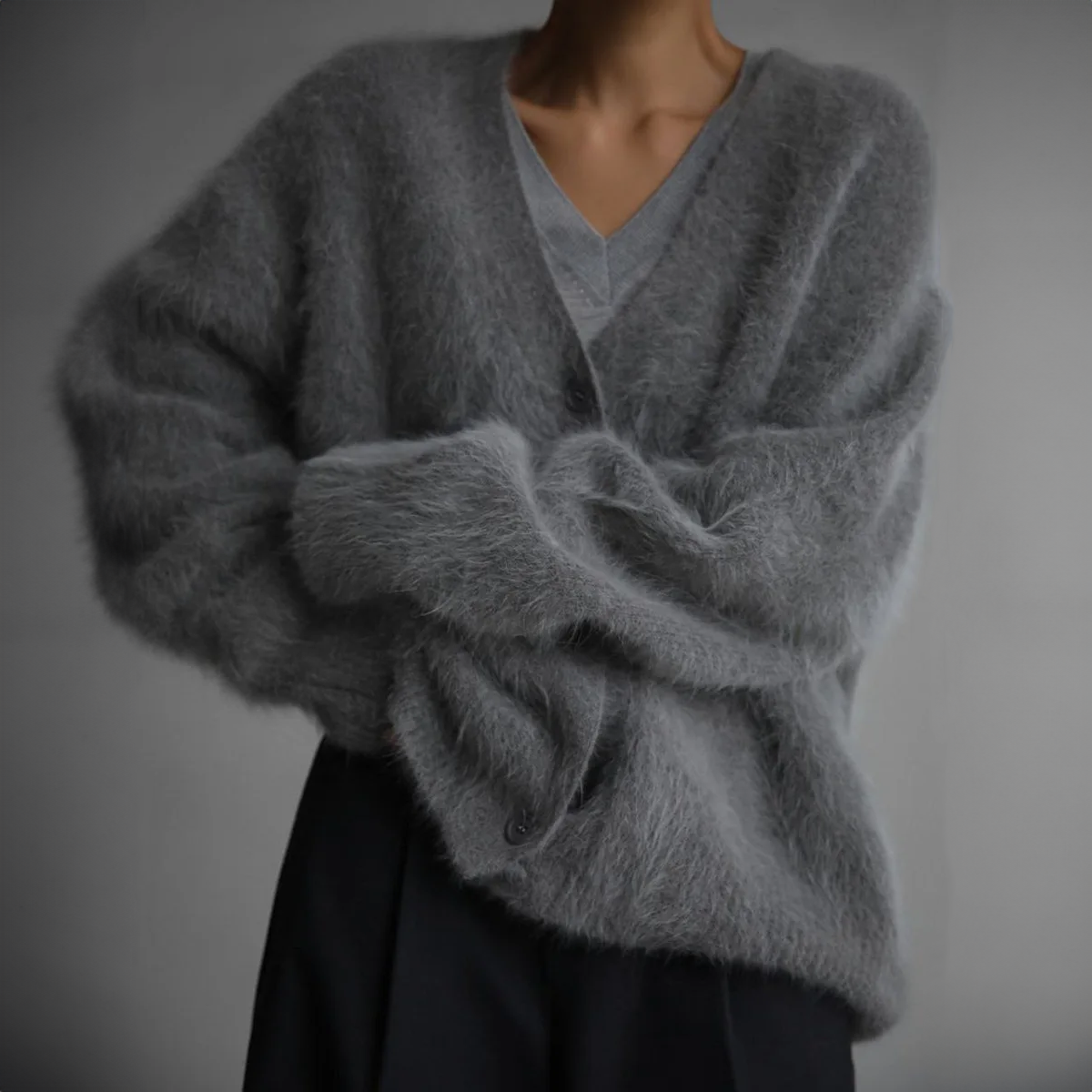Amelia | Cashmere- og nylonløs cardigan