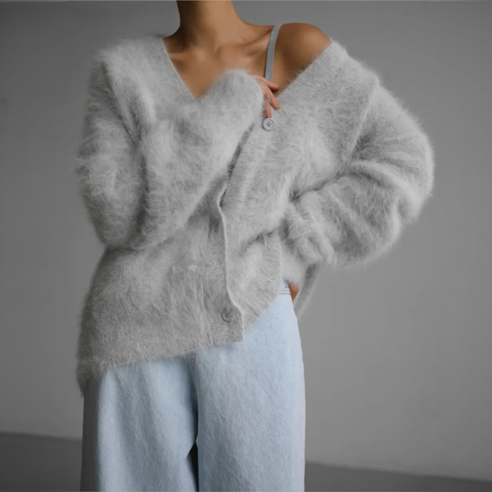 Amelia | Cashmere- og nylonløs cardigan