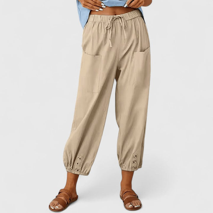 Jolie | Calça Sofisticada de Perna Larga