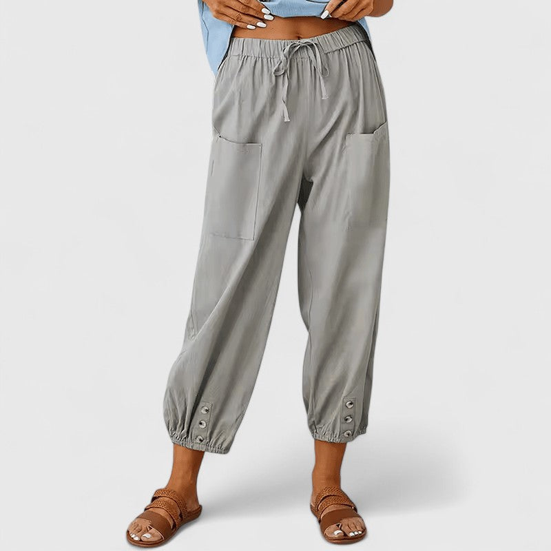 Jolie | Calça Sofisticada de Perna Larga