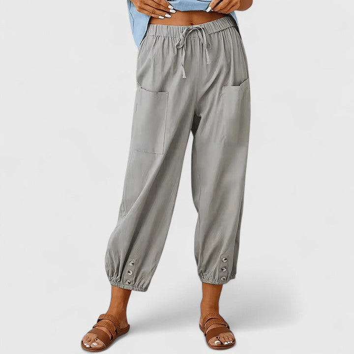 Jolie | Calça Sofisticada de Perna Larga