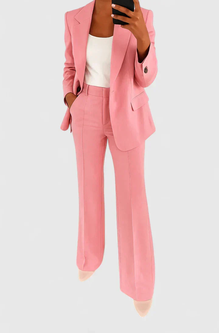 Palynette | Conjunto Elegante de Terno de Duas Peças